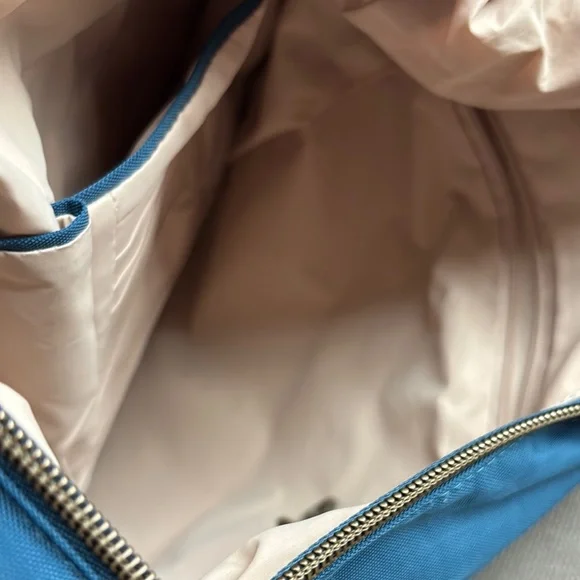 Travelon Blue Crossbody Bag with Adjustable Strap and Soft Fabric - Picture 6 of 9